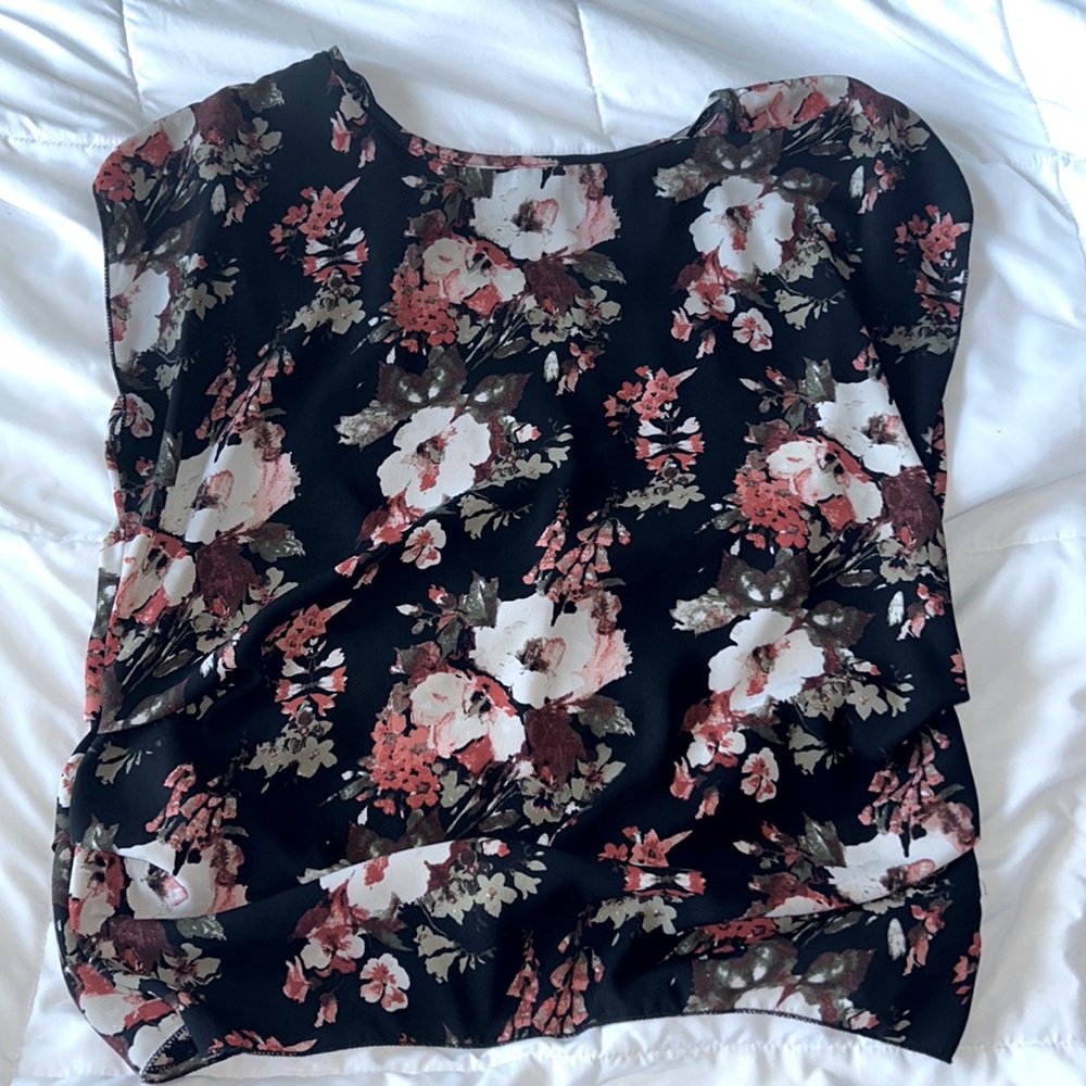 Papaya Floral Shirt